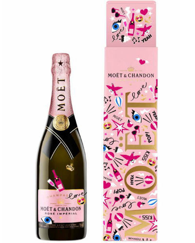 Imagen de Moet Rose Emoji Gift Box